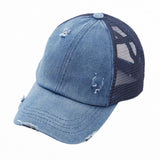 CC Multi Level Criss-Cross Pony Cap | Adult and Kid Sizes