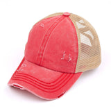 CC Multi Level Criss-Cross Pony Cap | Adult and Kid Sizes