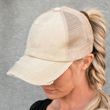 CC Multi Level Criss-Cross Pony Cap | Adult and Kid Sizes