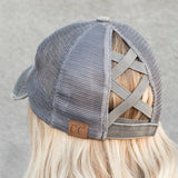 CC Multi Level Criss-Cross Pony Cap | Adult and Kid Sizes