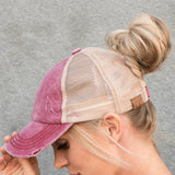 CC Multi Level Criss-Cross Pony Cap | Adult and Kid Sizes