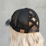 CC Multi Level Criss-Cross Pony Cap | Adult and Kid Sizes